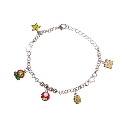 Super Mario Mystery Block Items Charm Bracelet Exclusivité Games Zone
